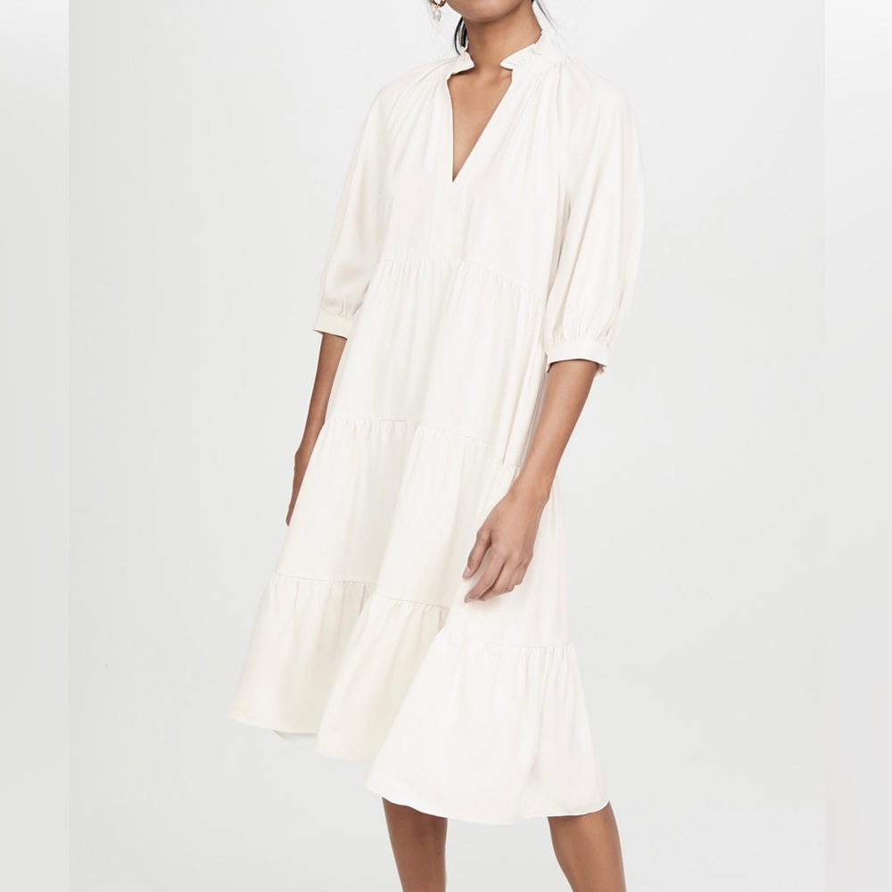 NWT Amanda Uprichard Saffron Midi Dress size L